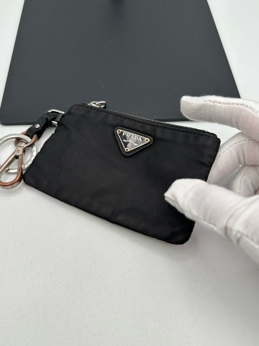 Prada Re Nylon Chain Pouch - Picture 3 of 10